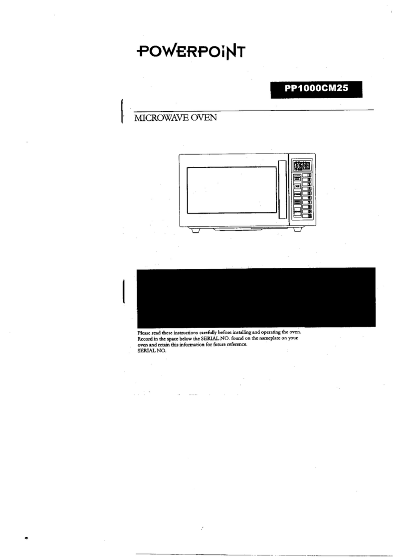 PowerPoint PP1000CM25 instruction manual