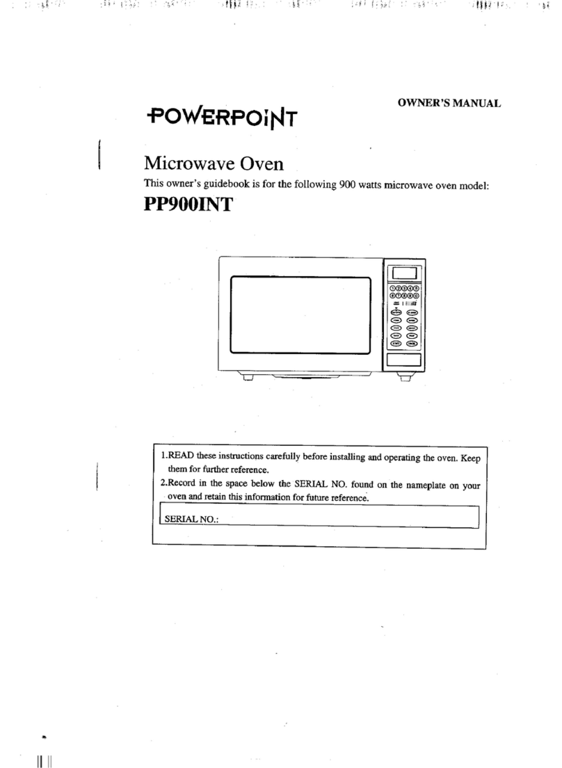 PowerPoint PP900INT User manual