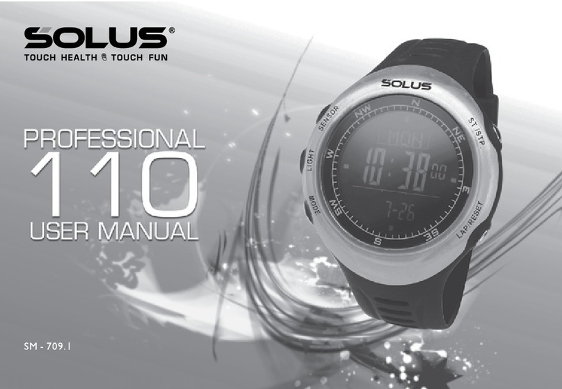 Solus 110 Professional User manual