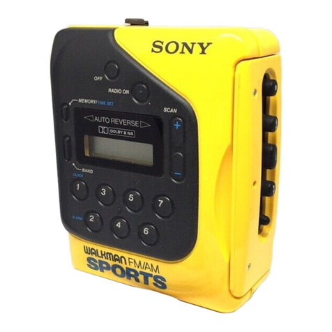 Sony WM-F2078 User manual