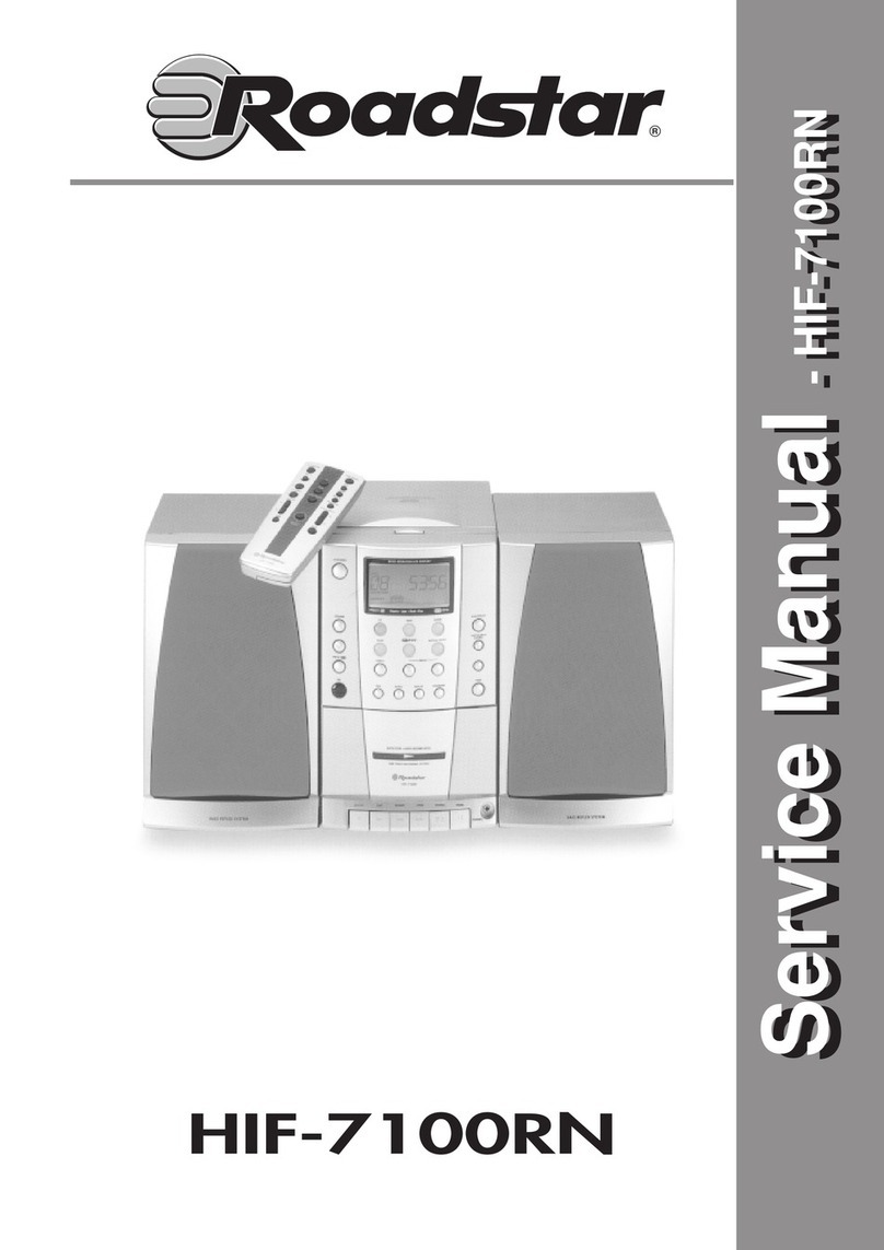 Roadstar HIF-7100RN Service manual