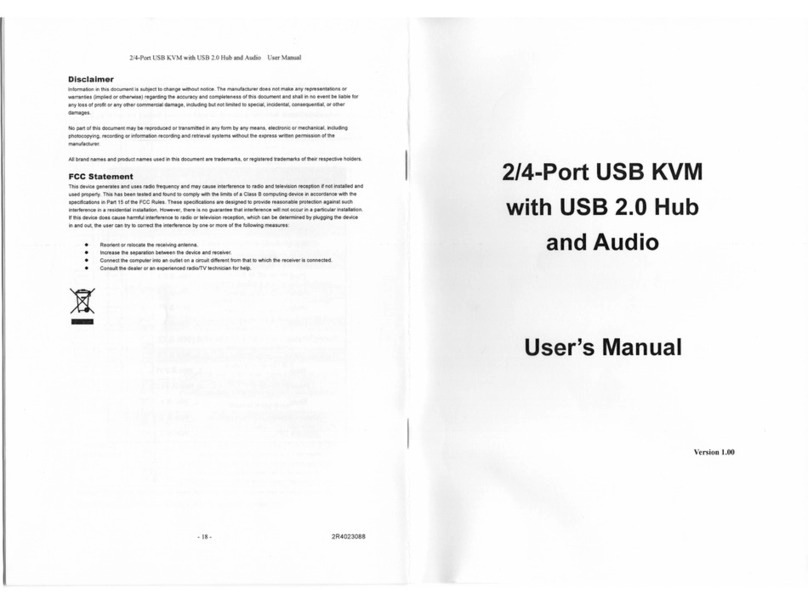 Syba SY-KVM20107 User manual