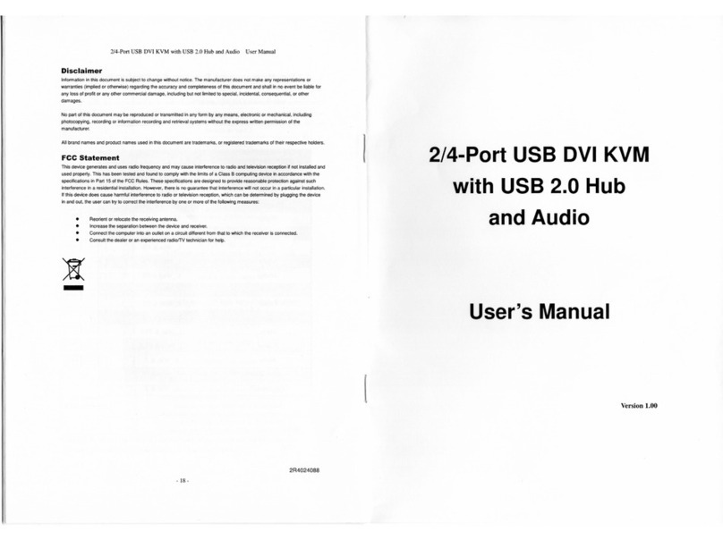 Syba SY-KVM20108 user manual