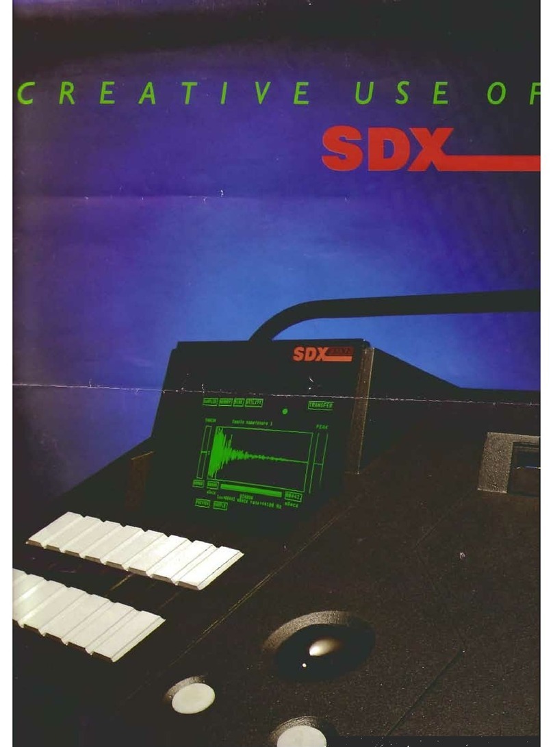 Simmons Electronics SDX manual
