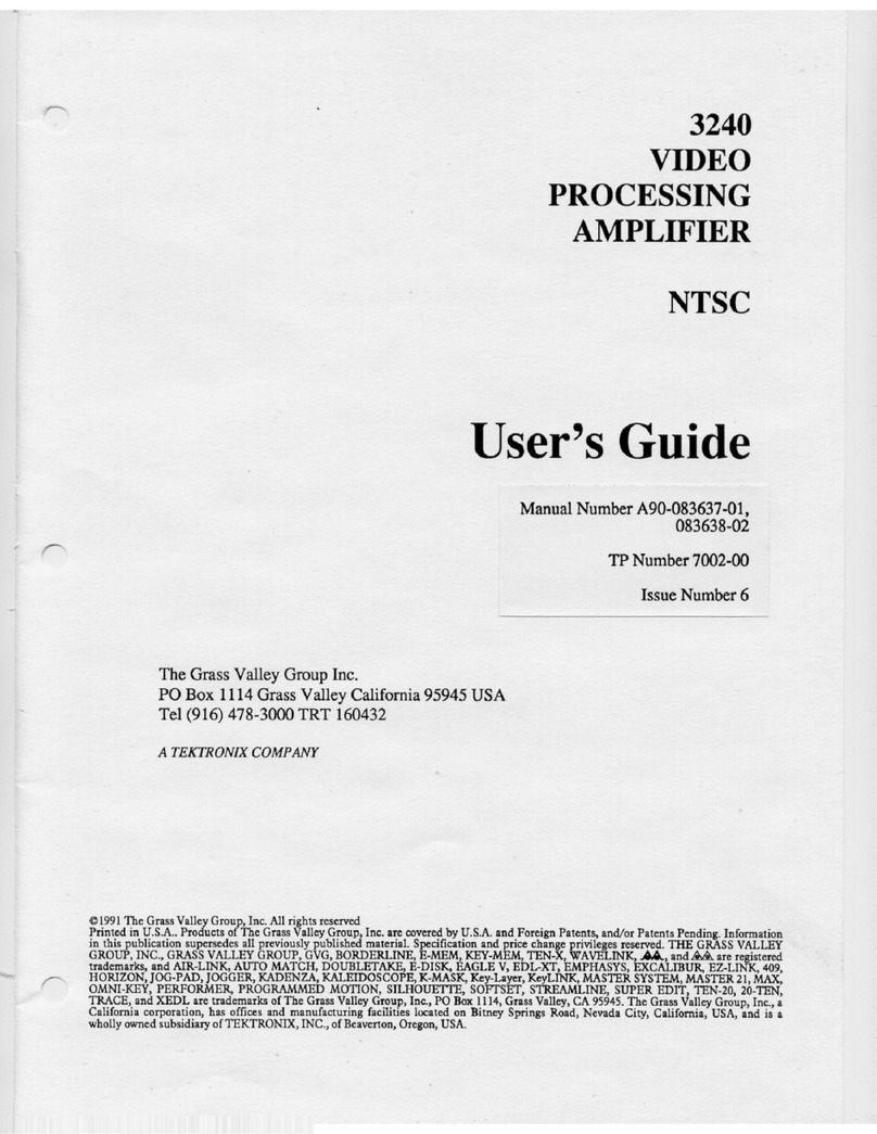 Tektronix 3240 User manual