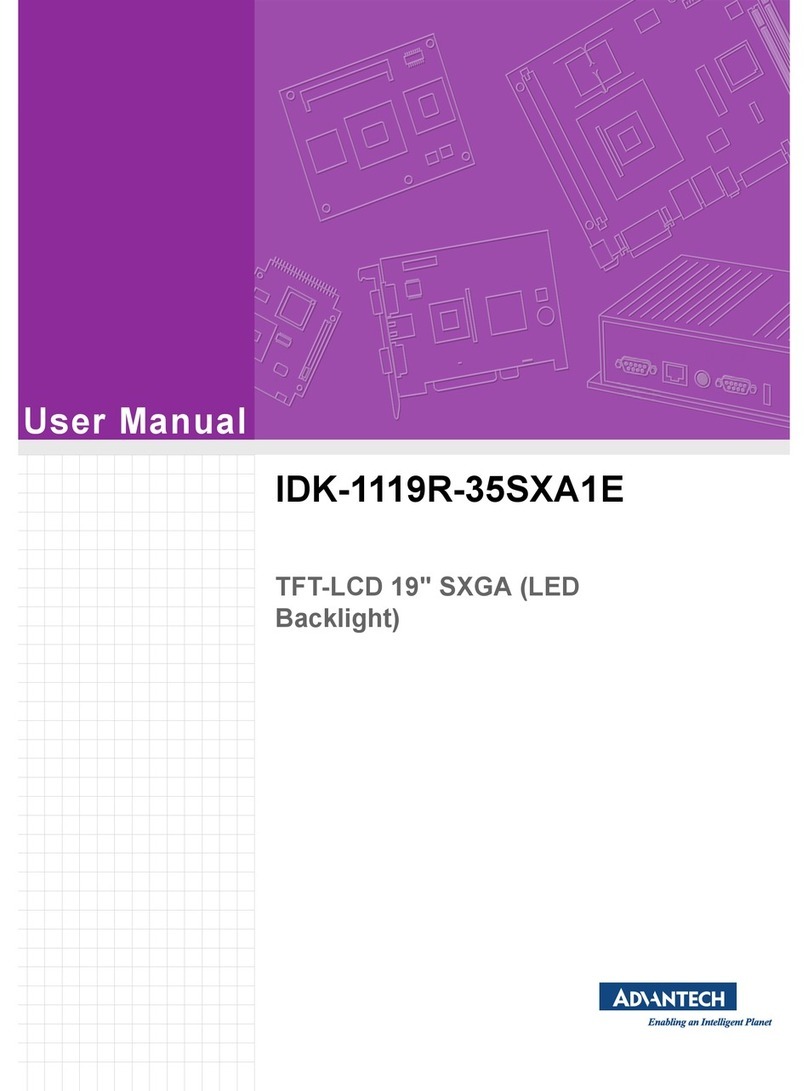 Advantech IDK-1119R-35SXA1E User manual
