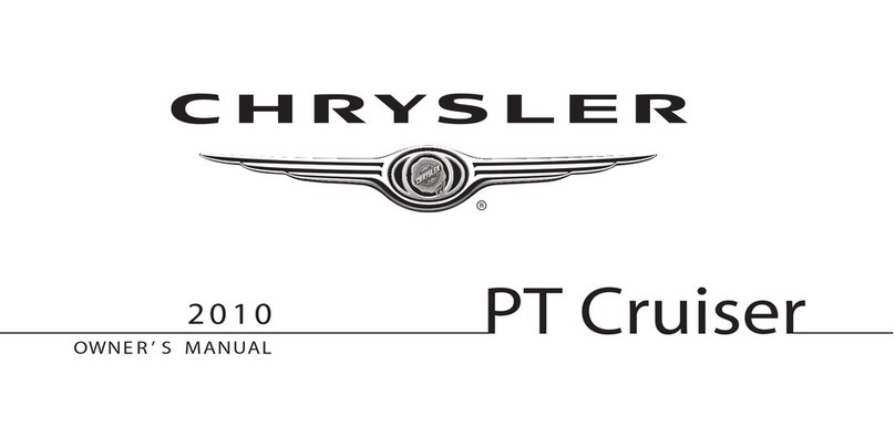 Chrysler 2010 PT Cruiser User manual