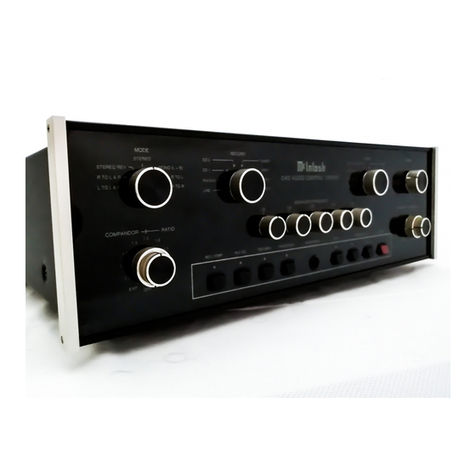 McIntosh C40 User manual