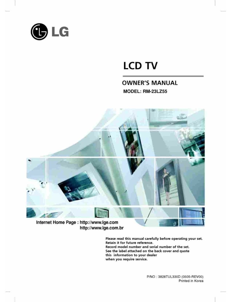 LG RM-23LZ55 User manual