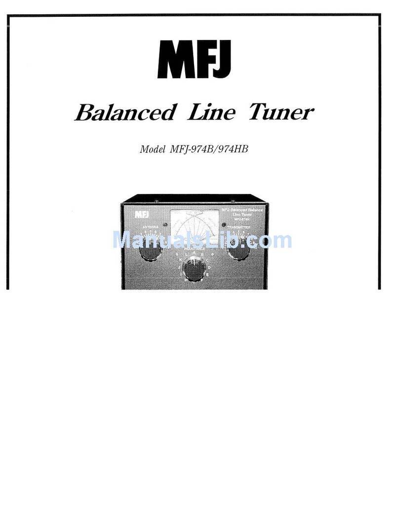 MFJ MFJ-974B User manual