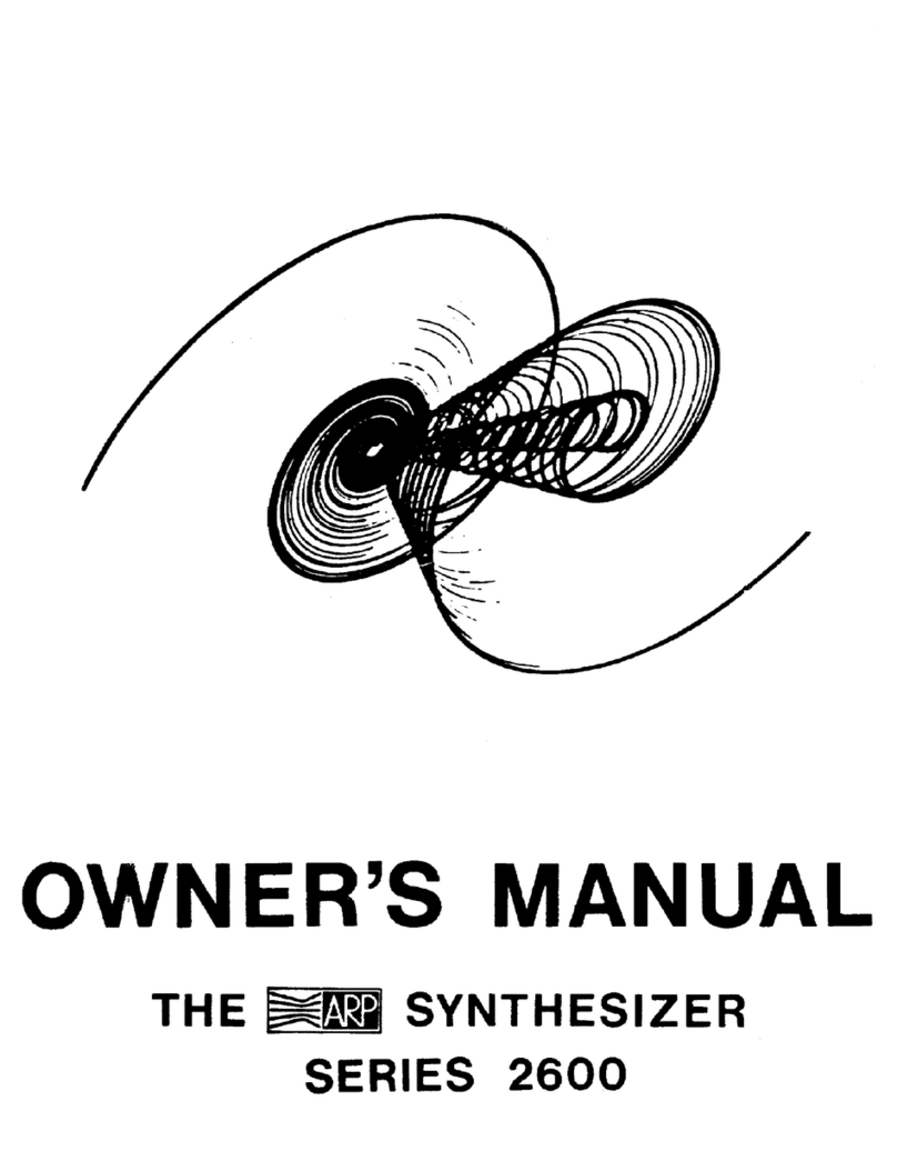 Tonus ARP 2600 Series owner's manual