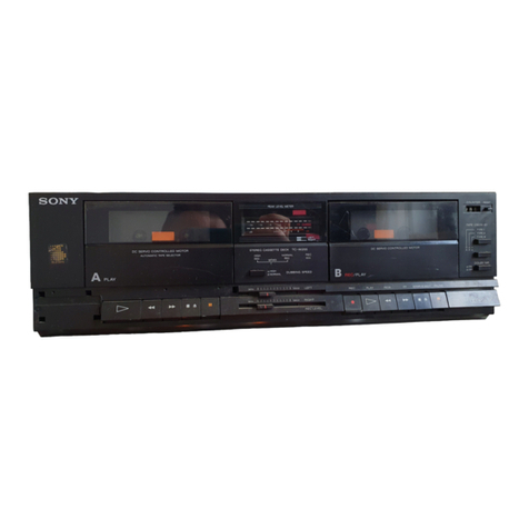 Sony TC-W255 Service manual