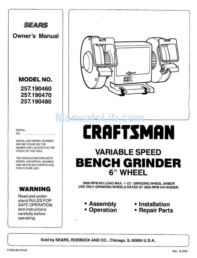 Craftsman 257.190460 User manual
