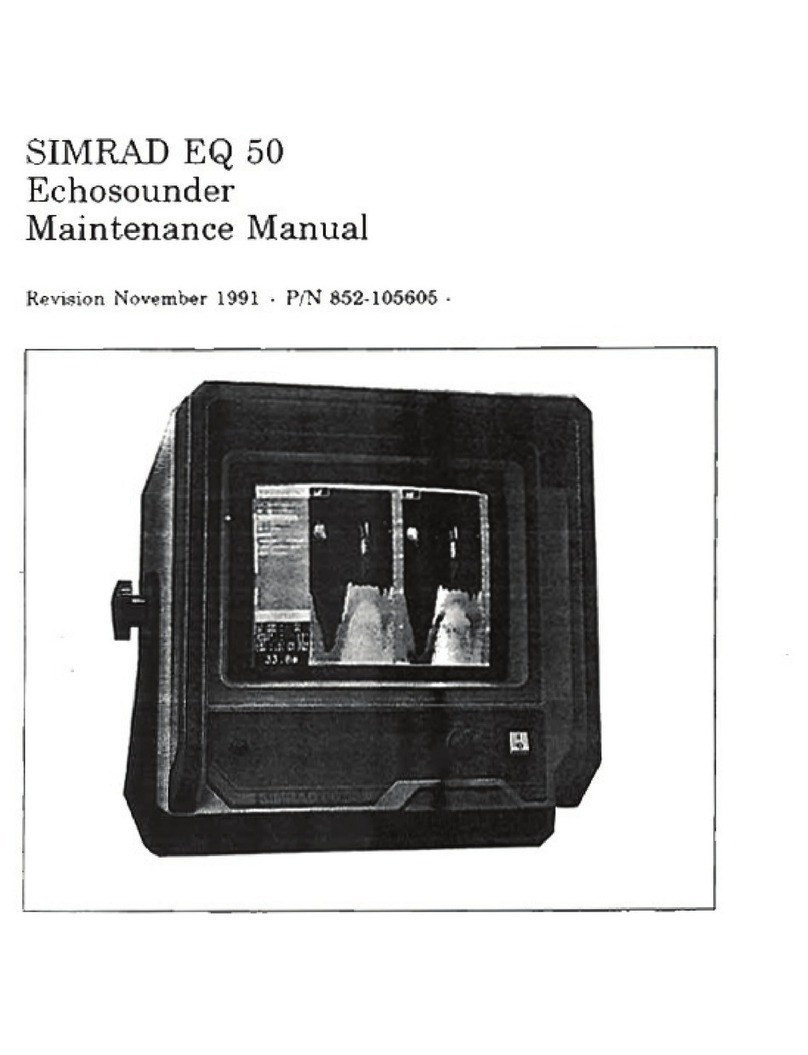Simrad EQ 50 User manual