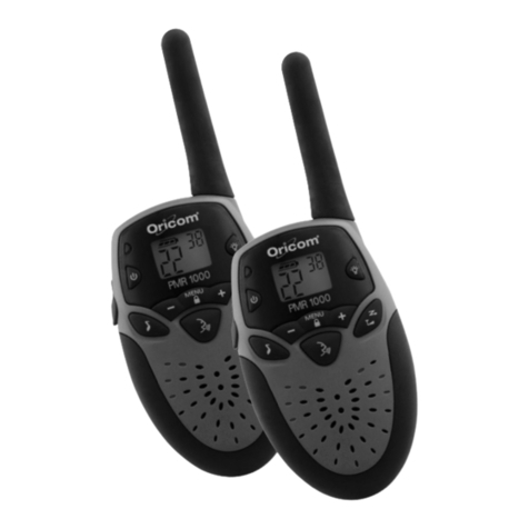 Oricom PMR1000R User manual Oricom PMR1000R User manual