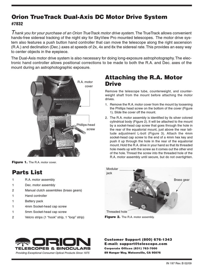 Orion 7832 User manual