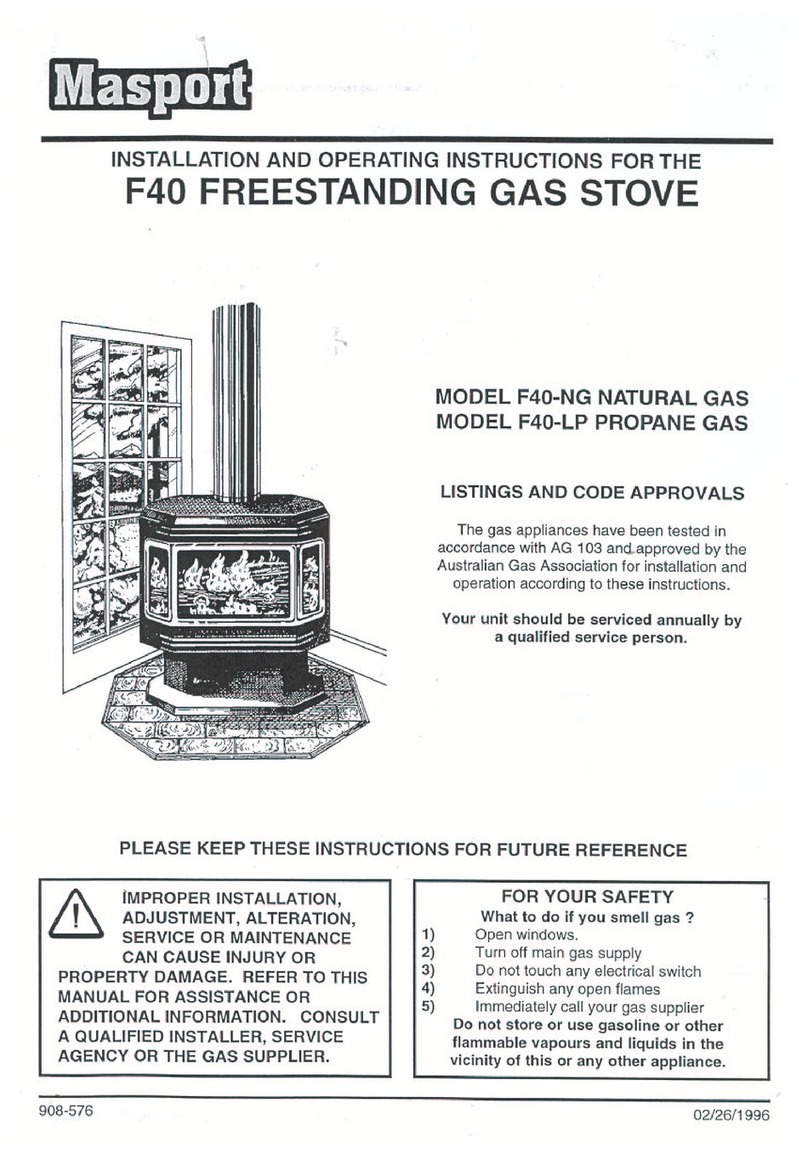 Masport F40 User manual