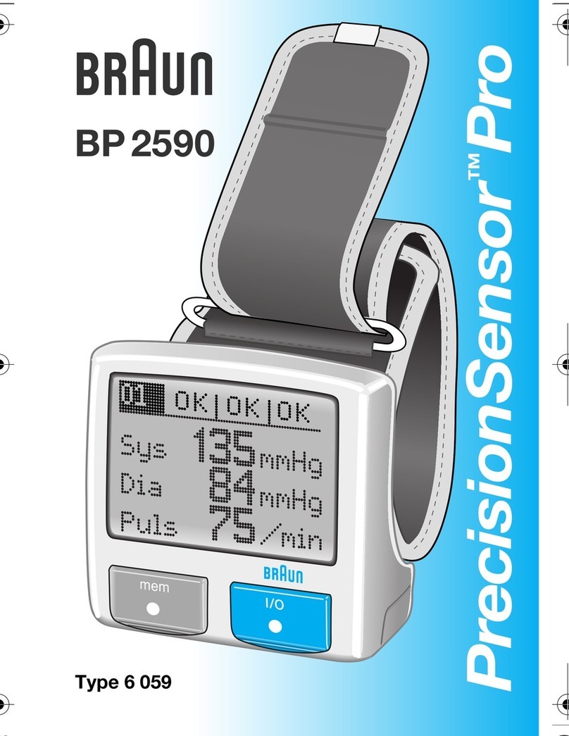 Braun PrecisionSensor Pro BP 2590 Instructions User manual
