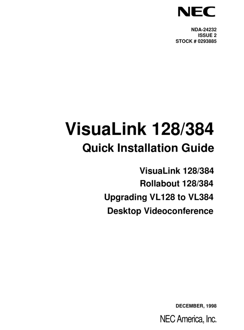 NEC VisuaLink 384 User manual
