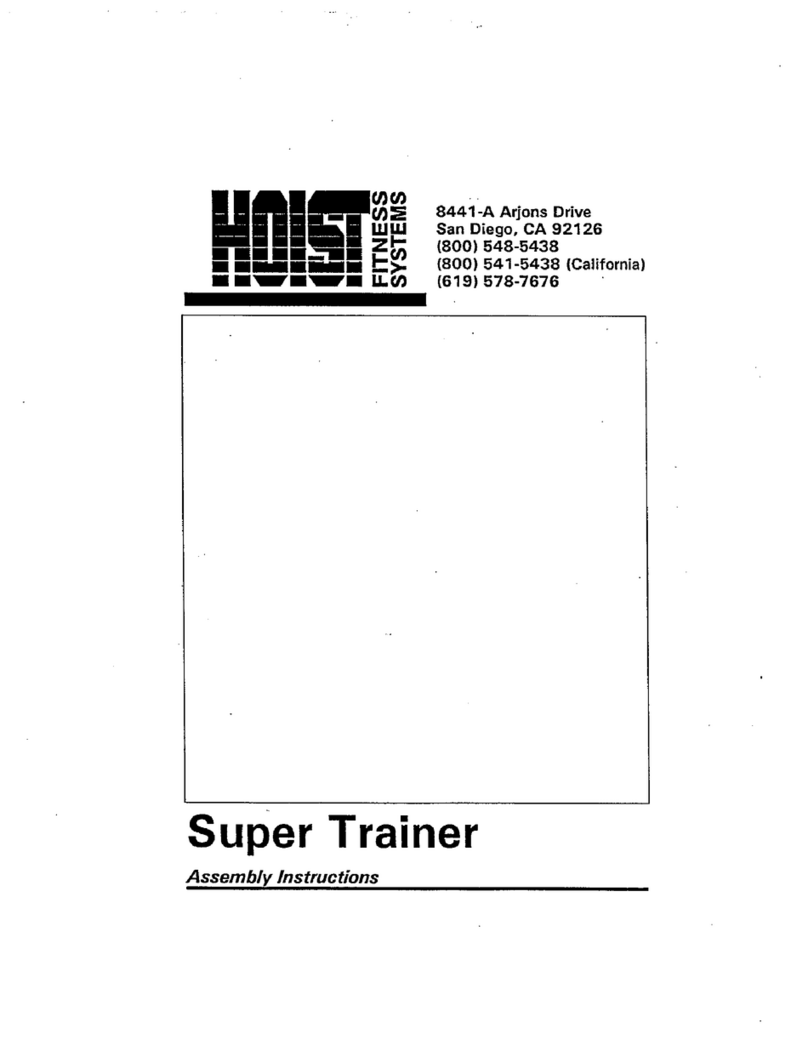 Hoist Fitness HR1 Super Trainer Assembly instructions Hoist Fitness HR1 Super Trainer Assembly instructions