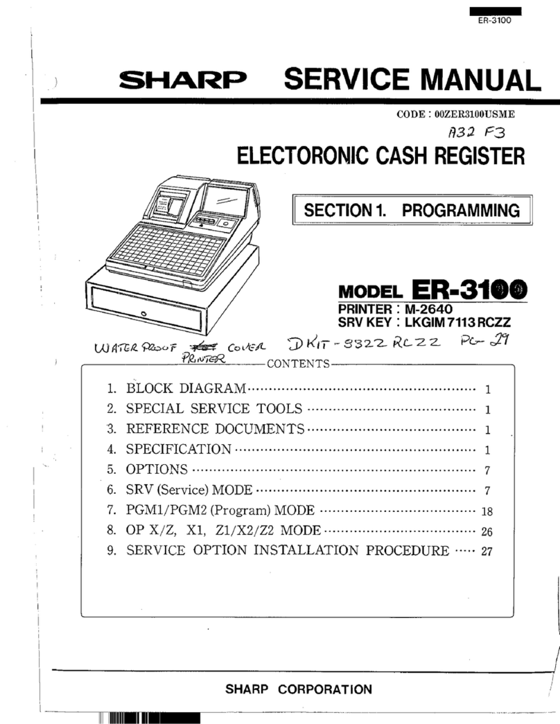 Sharp er-3100 User manual