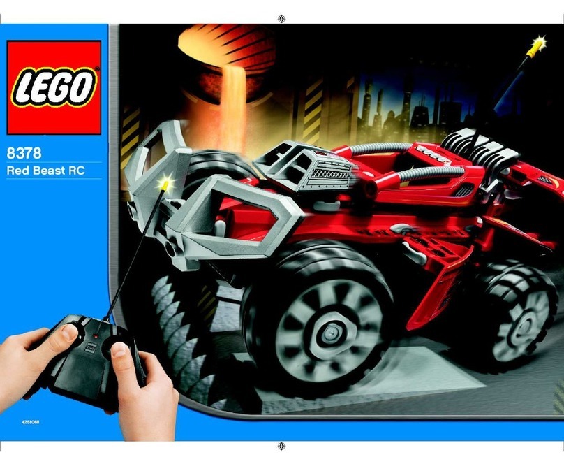 LEGO Red Beast RC 8378 Building instructions