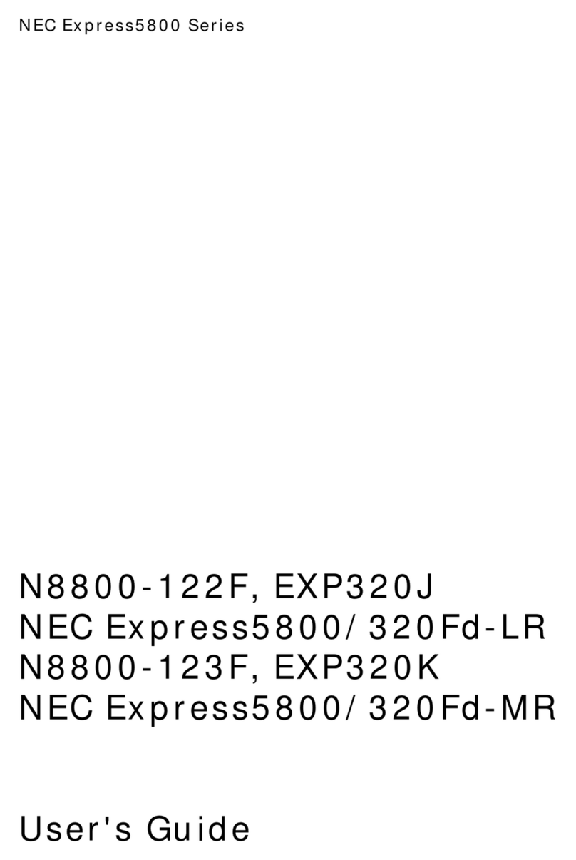 NEC Express5800/320Fd-MR user guide NEC Express5800/320Fd-MR user guide