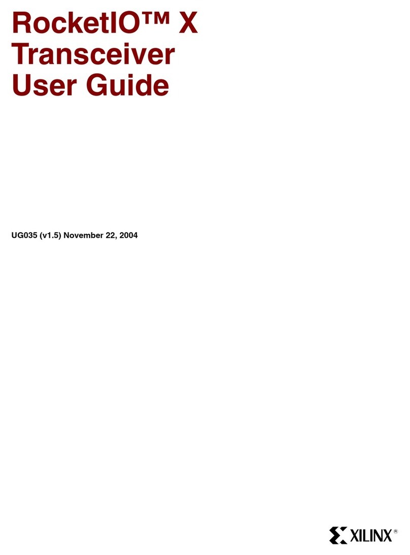 Xilinx RocketIO User manual