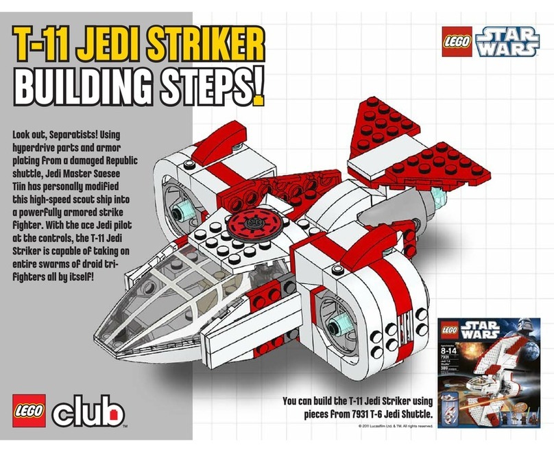 LEGO Star Wars T-11 Jedi Striker Instruction Manual