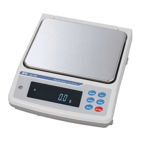 A&D GX-200 Maintenance manual