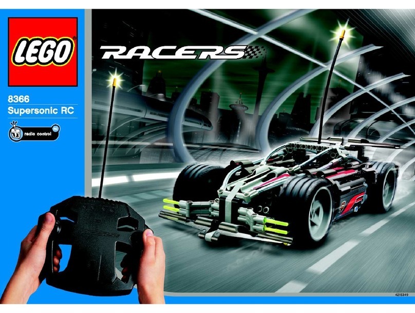 LEGO Racers Supersonic RC 8366 Building instructions
