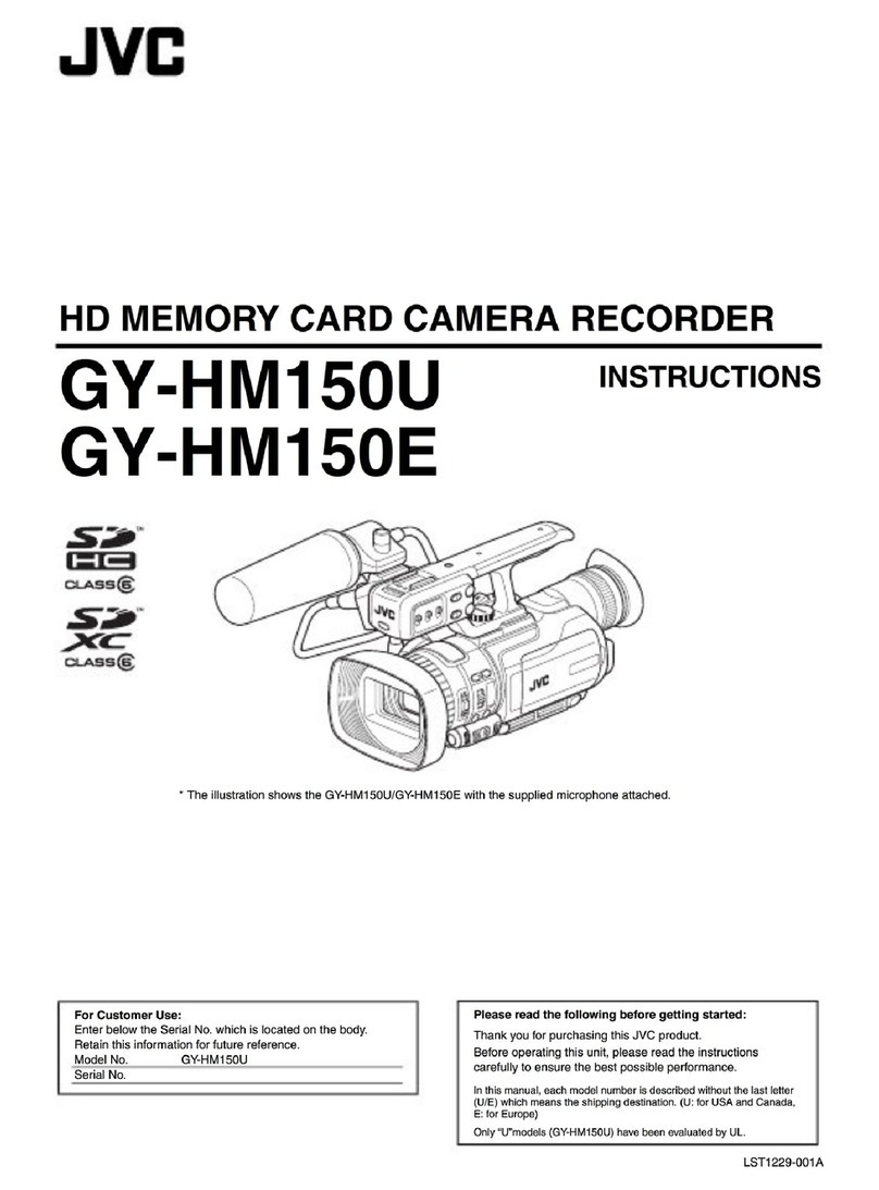 JVC ProHD GY-HM150E User manual