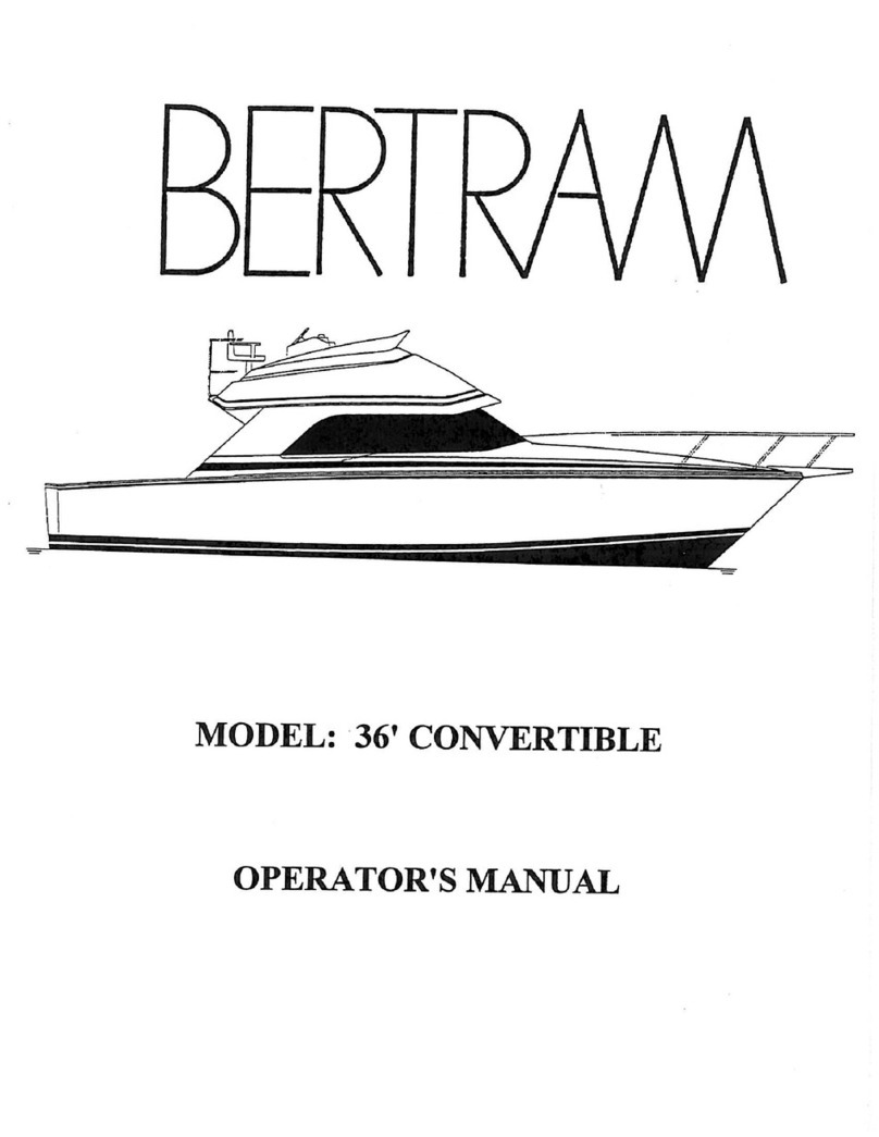 Bertram 36" Convertible Operator's manual