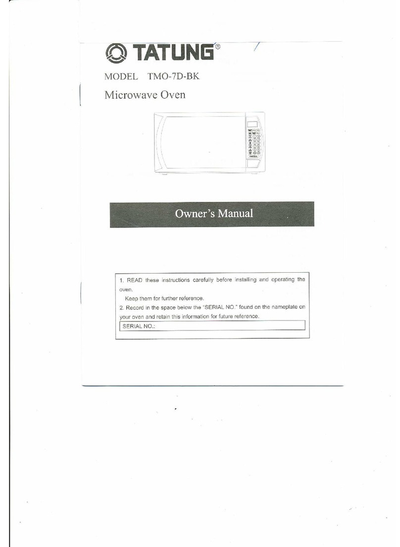Tatung TM-7D-BK owner's manual