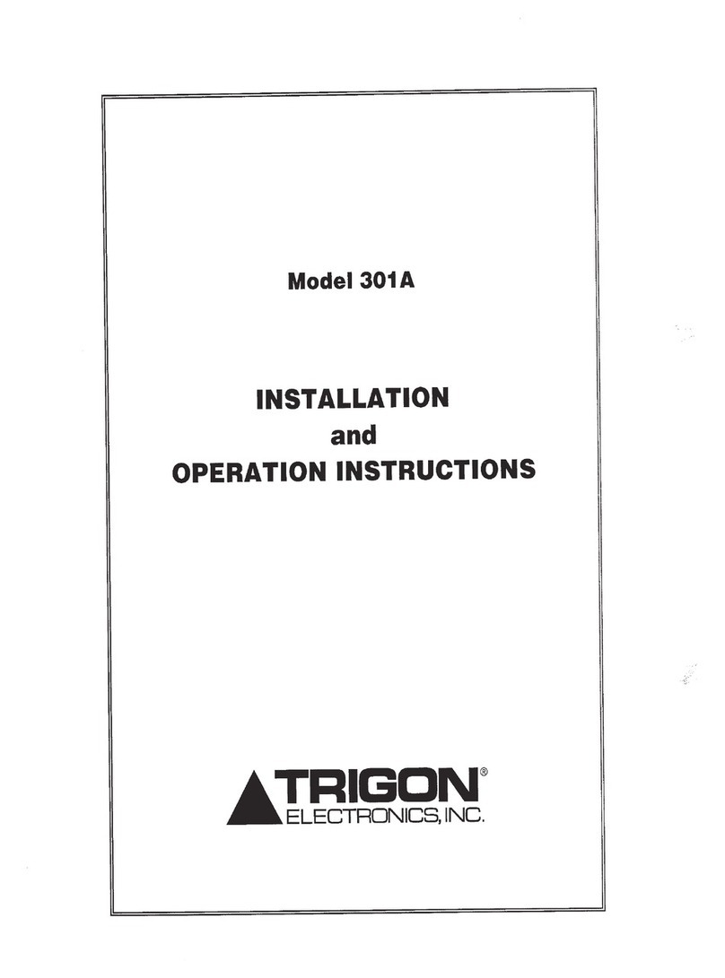Trigon 301A User manual