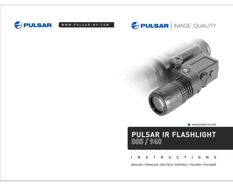 Pulsar 805 User manual