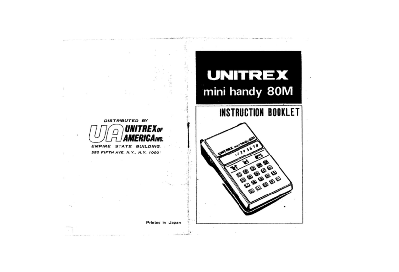 unitrex mini handy 80m User manual