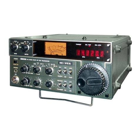 Icom IC-701 instruction manual