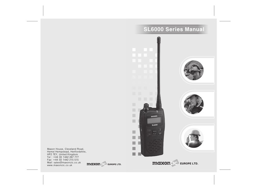 Maxon SL6000 Series Service manual
