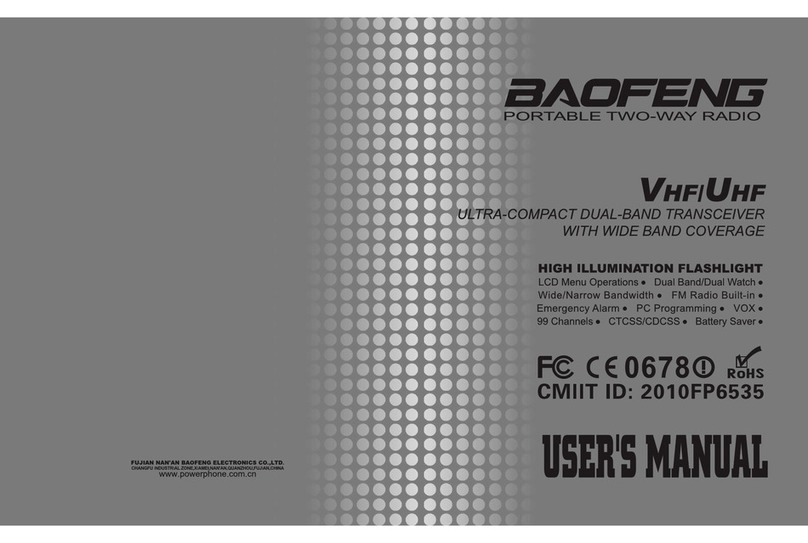 Baofeng UV3RPLUS user manual