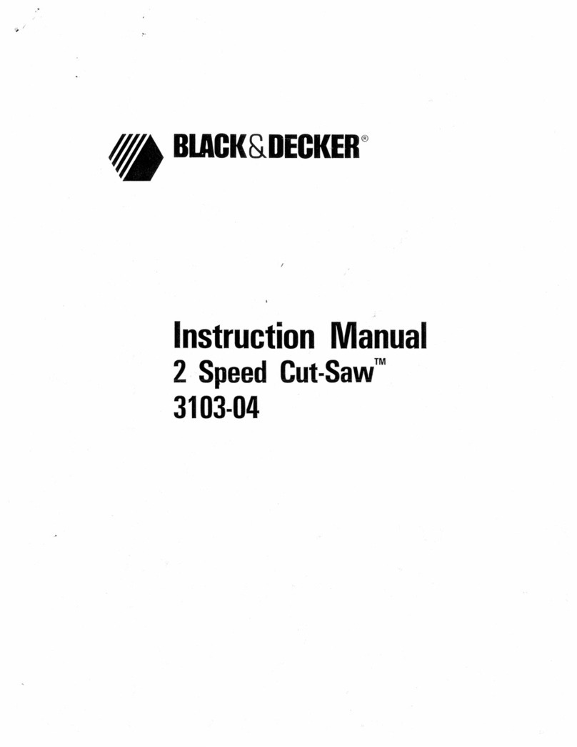 Black & Decker 3103-04 User manual Black & Decker 3103-04 User manual