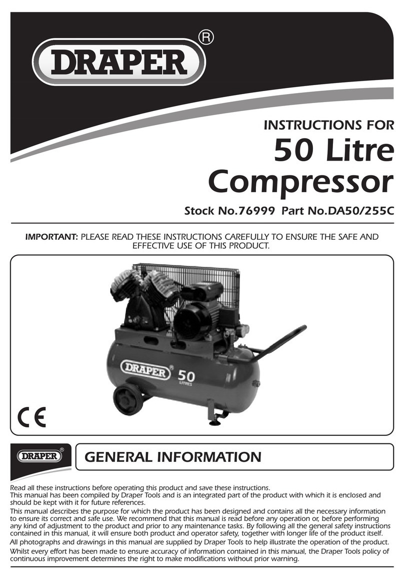 Draper DA255C Instructions for use