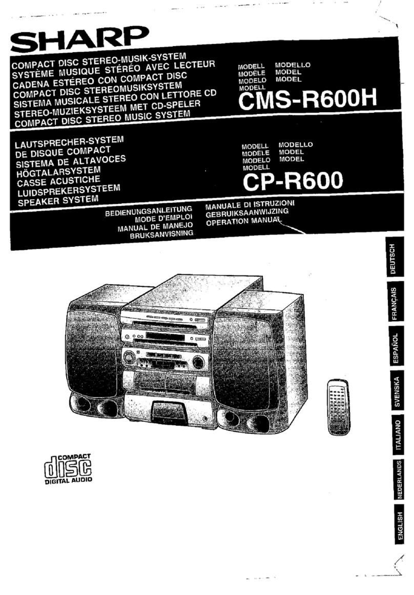 Sharp CMS-R600H User manual