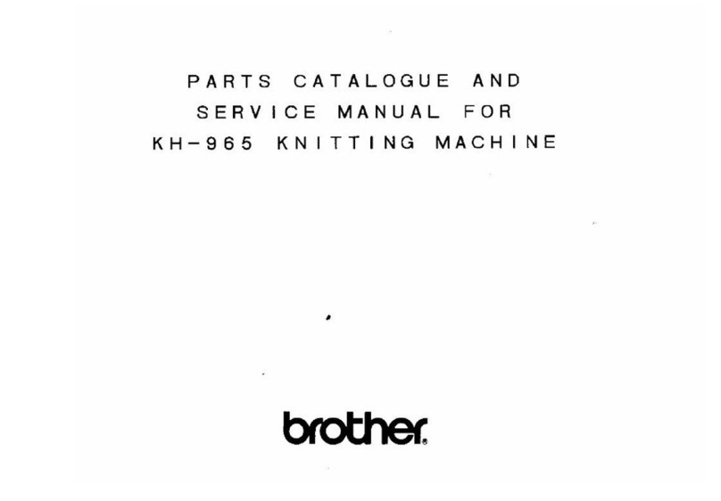 Brother KH-965 Troubleshooting guide