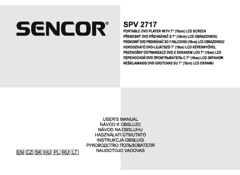 Sencor SPV 2717 user manual