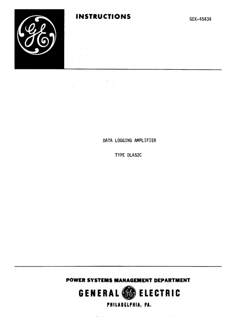 GE DLA52C instructions