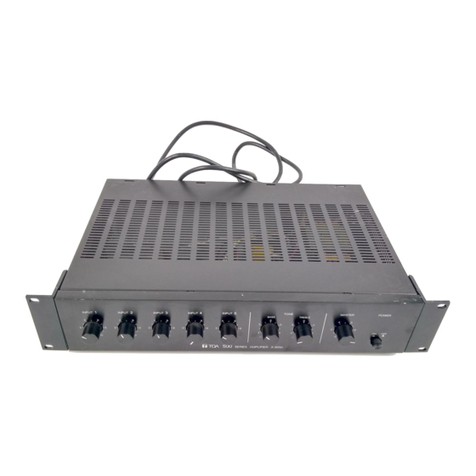 Toa A-503A Operation & instruction manual