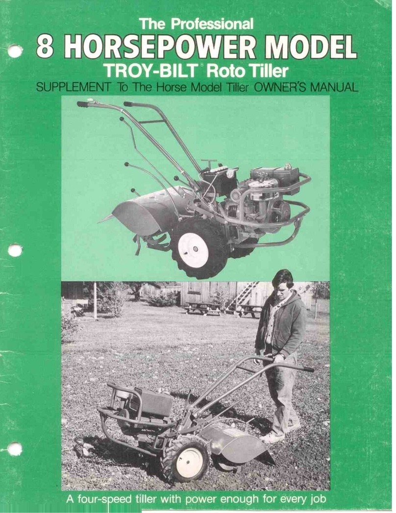 Troy-Bilt 8 HP User manual