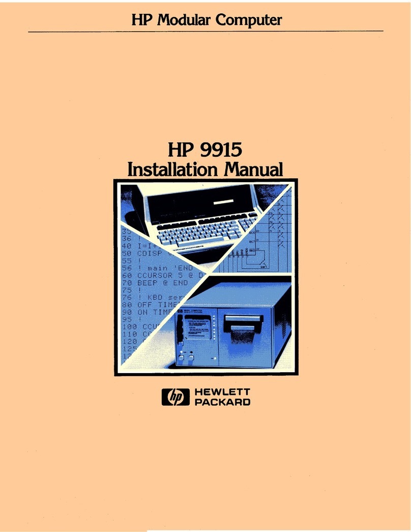 HP 9915 User manual