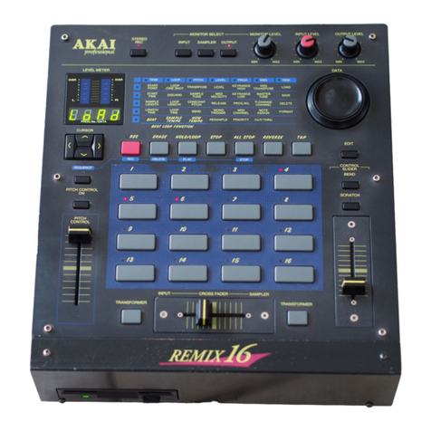 Akai Remix 16 Operator's manual